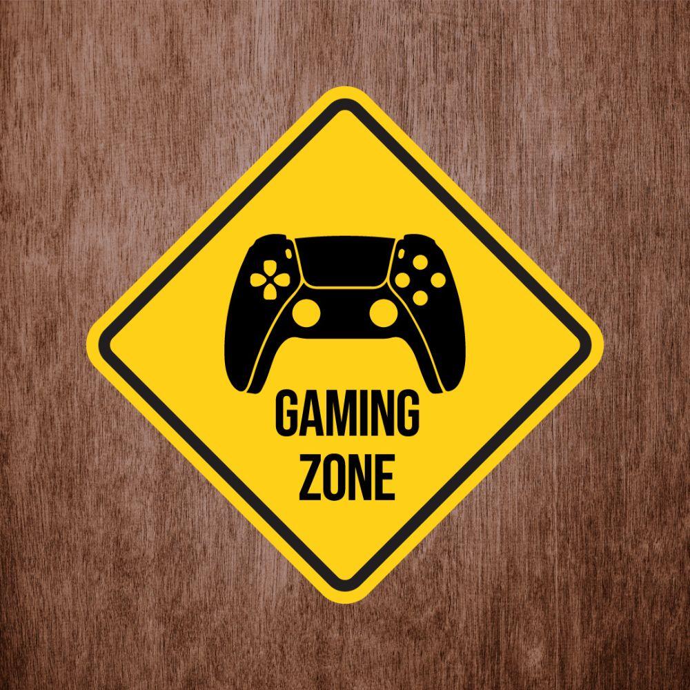 Placa Decorativa Gaming Zone 300X300Mm