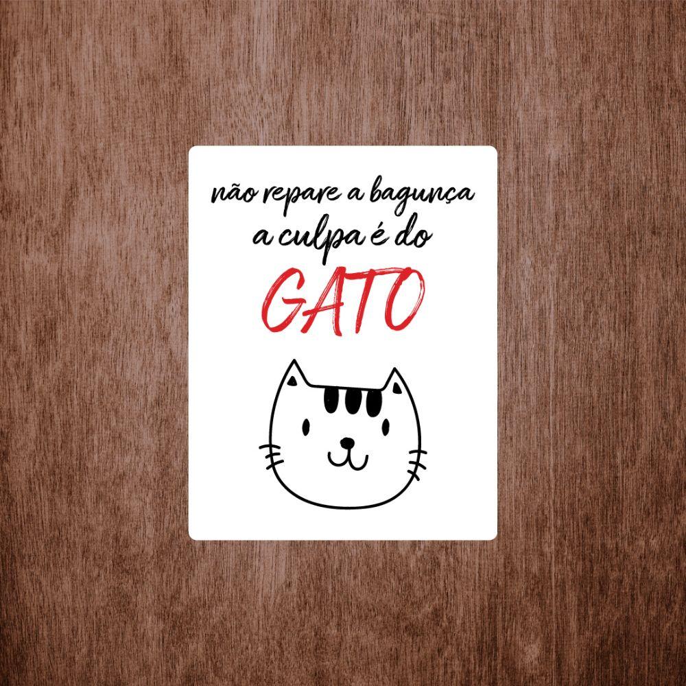 Placa Decorativa Nao Repare A Bangunca 180X230Mm