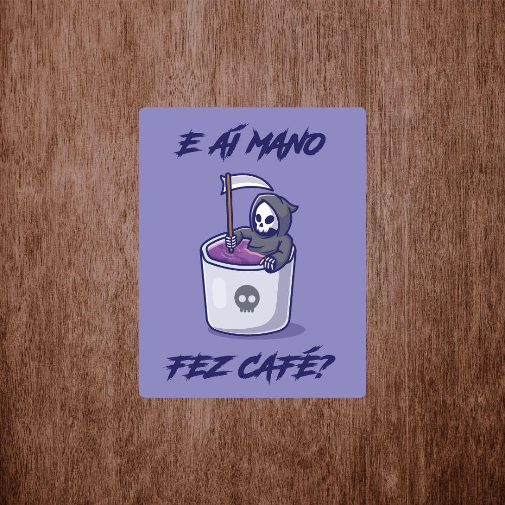 Placa Decorativa Tem Cafe 180X230Mm