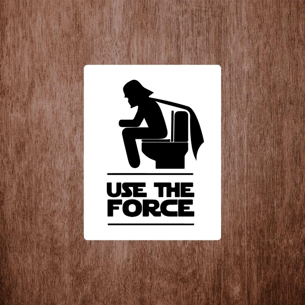 Placa Decorativa Use The Force 180X230Mm