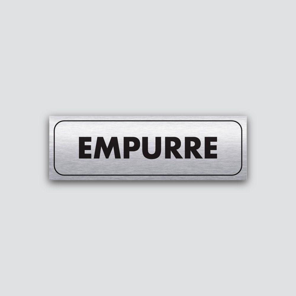 Placa Empurre 200X65Mm