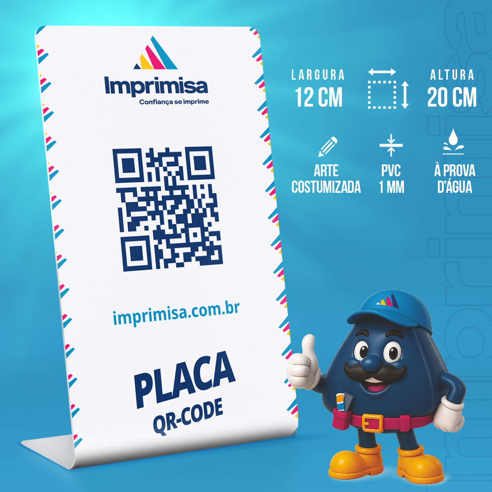 Placa Qr Code Pix