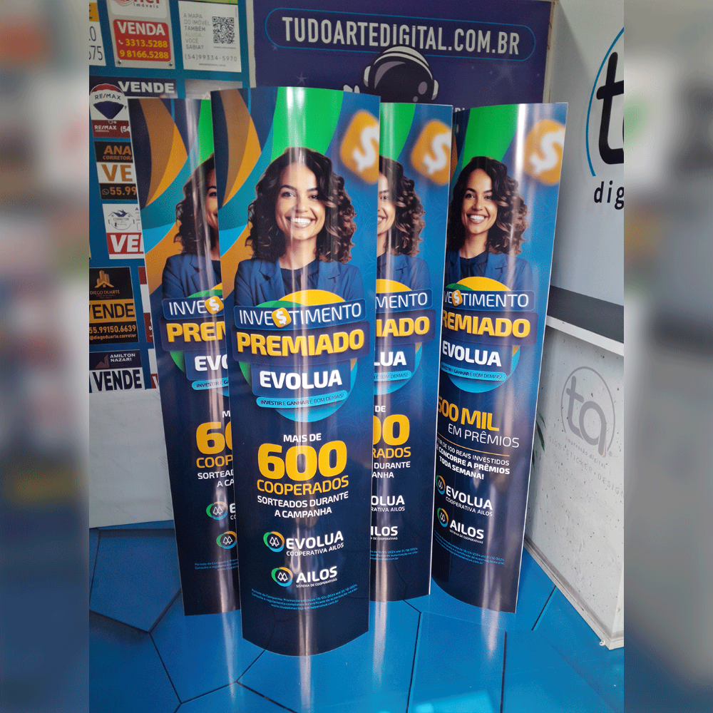 Totem Display Elíptico