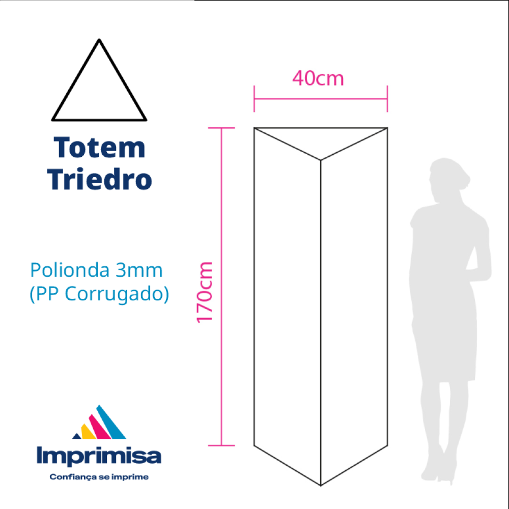 Totem Display Triedro