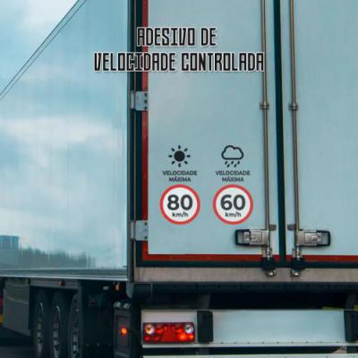 Adesivo De Velocidade Controlada Veículos Pesados