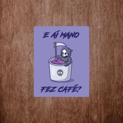 Placa Decorativa Tem Cafe 180X230Mm