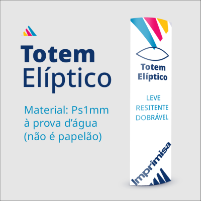 Totem Display Elíptico