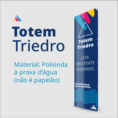Totem Display Triedro