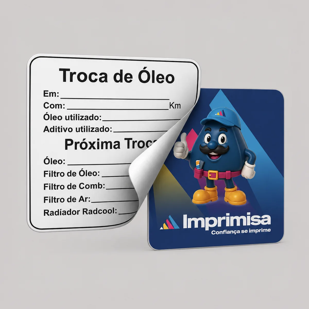 Adesivos Troca de Óleo